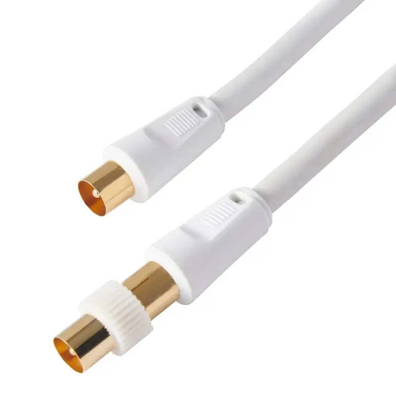 1.5-Metre Gold-Plated F-To-F Coaxial Cable – 9.5Mm 1