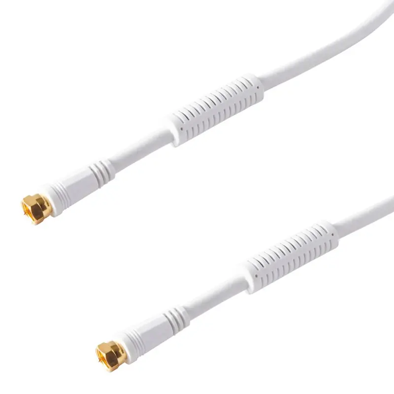 10-Metre Gold-Plated F-Plug Coaxial Cable 1