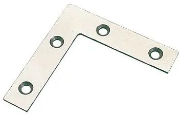 10-Pack Zinc-Plated Angle Plates – 76Mm × 76Mm × 16.5Mm 1