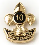 10-Year Service Pin – Longevity Recognition For Volunteers 1