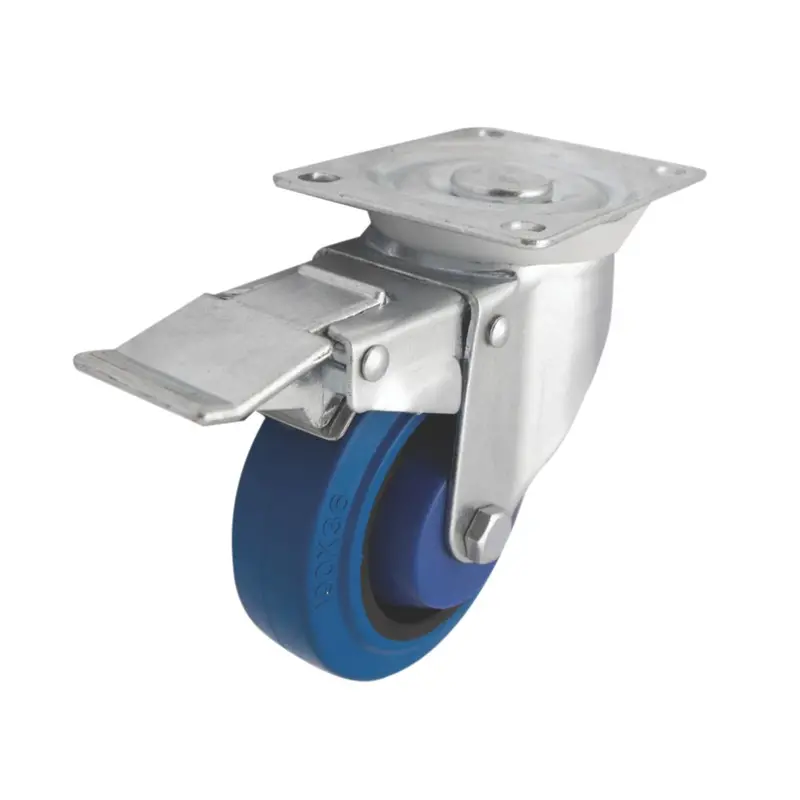 100Mm Braked Heavy-Duty Swivel Castor 1