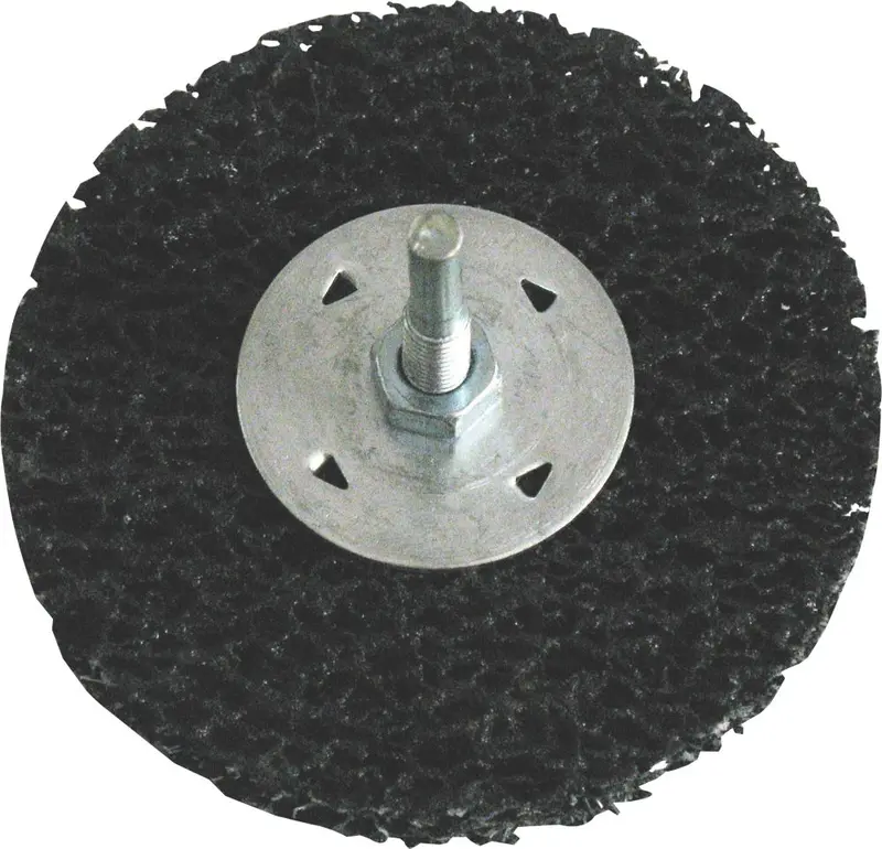 100Mm Straight Shank Surface Prep Wheel With Integrated Arbor – For Rust & Paint Removal 1