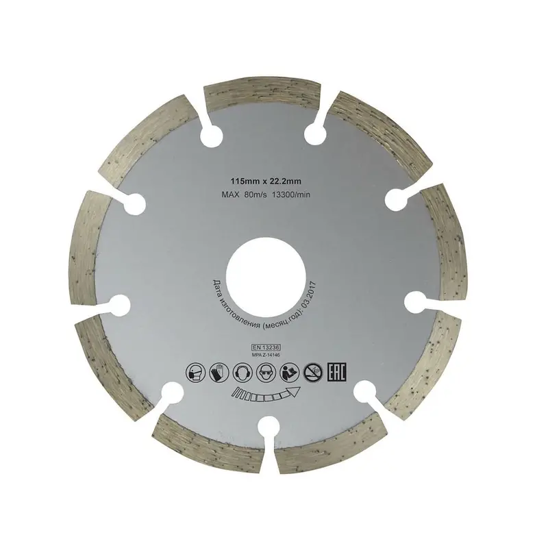 115Mm Segmented Diamond Blade For Masonry – 22.2Mm Arbor 1