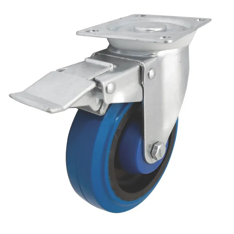125Mm Heavy-Duty Braked Swivel Castor 1