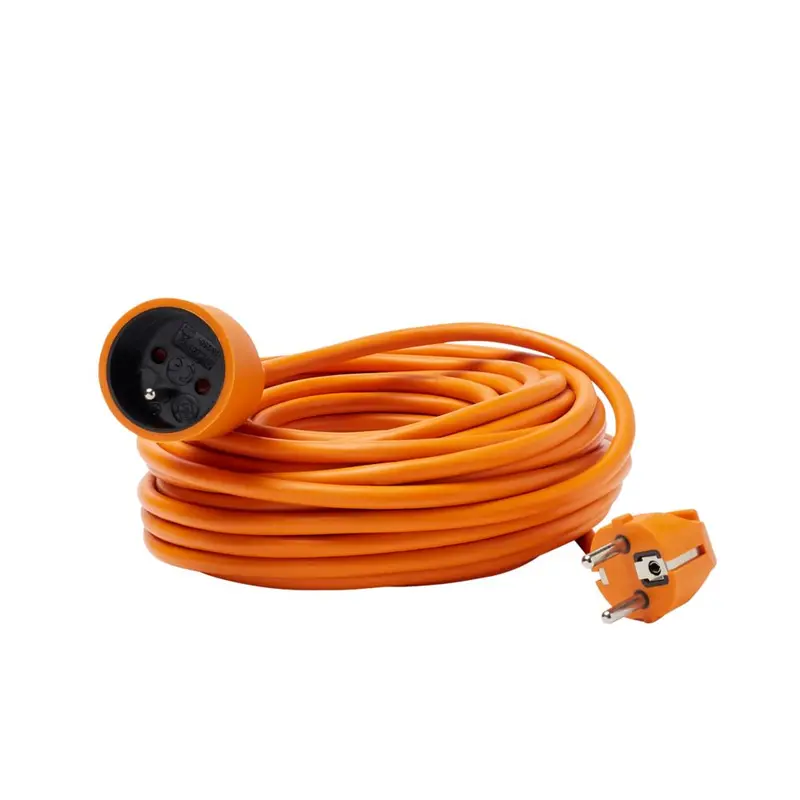 15-Meter Orange 16A Unswitched Extension Lead For High-Visibility Safety 1