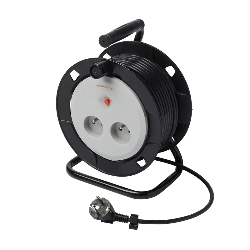 15-Metre 10A 230V Cable Reel – 1-Gang Winder 1