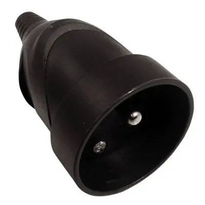 16A Unfused Black Female Plug For Heavy-Duty Power Connections 1