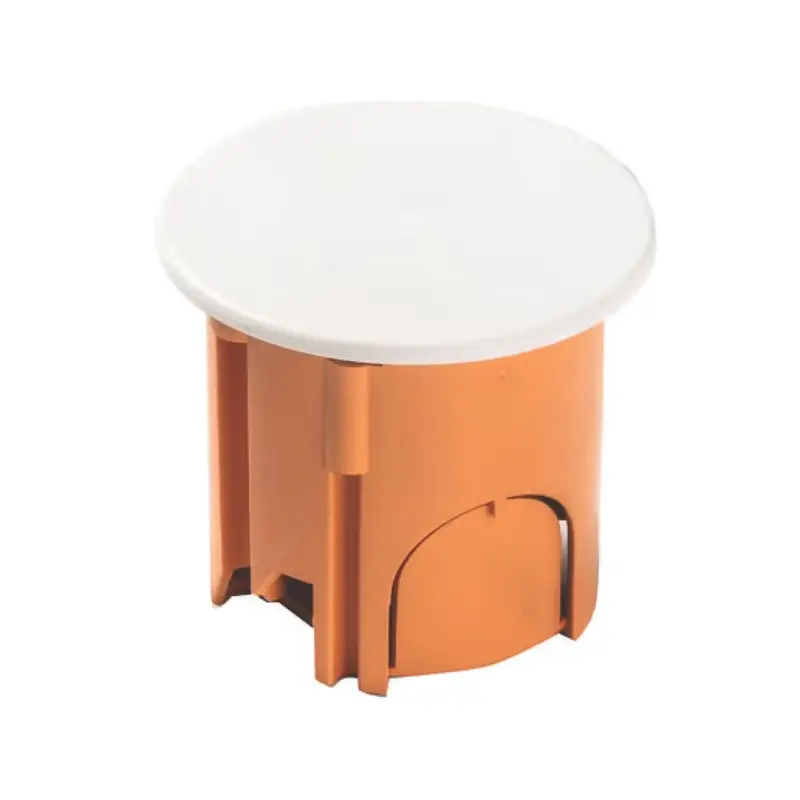 2-Port Round Flush-Mount Junction Box With Locking Closure And Sealing Capability 1