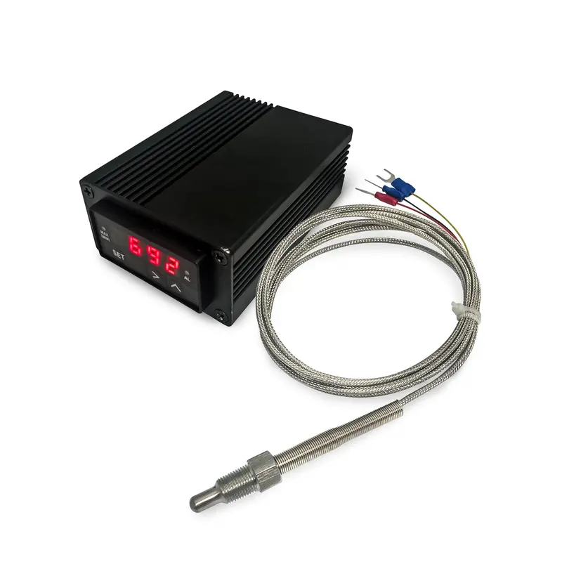 24V Engine Oil Temperature Gauge Kit With Sending Unit 1