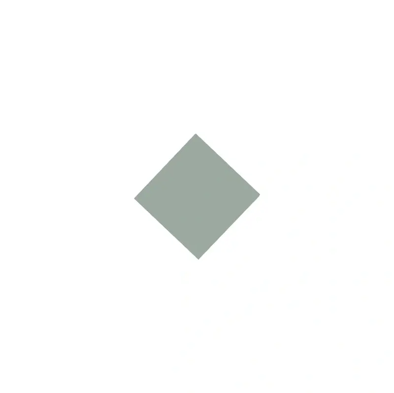 3.5X3.5 Cm Clay Tile In Mint Green 1