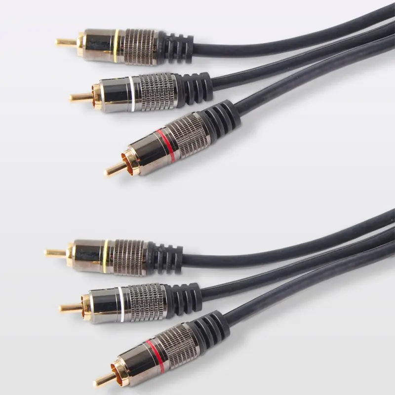 3-Meter Triple Rca Audio Cable For Stereo And Av Equipment 1