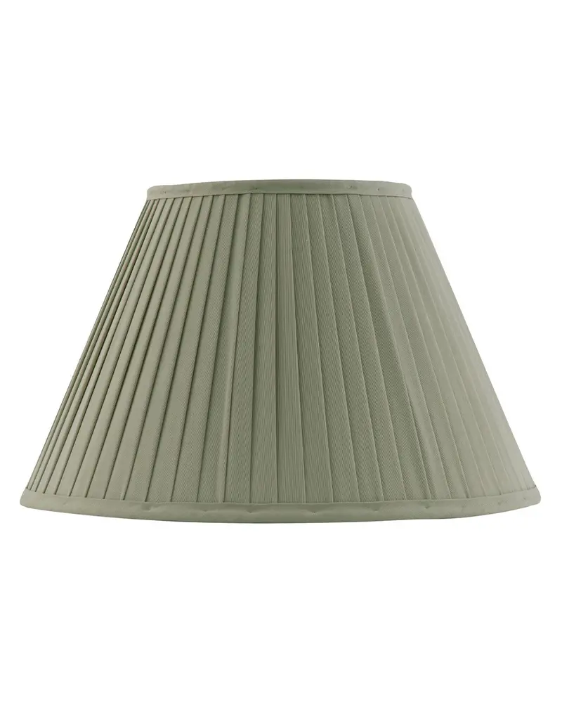 300 Mm Textile Lamp Shade – Ring Fitting In Olive Green 1