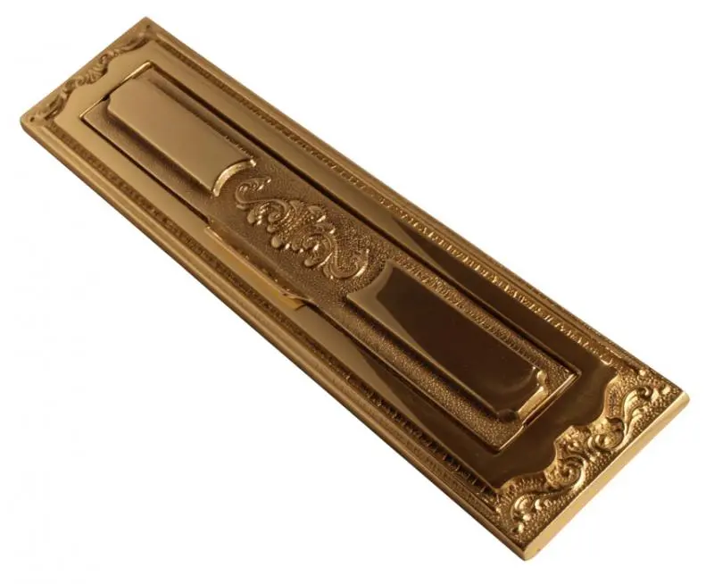 33 Cm Brass Turn-Of-The-Century Mailbox 1