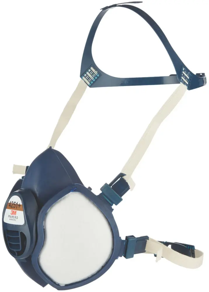 3M 4251+ Half Mask Respirator – A1-P2 Gas & Particulate Filtration 1