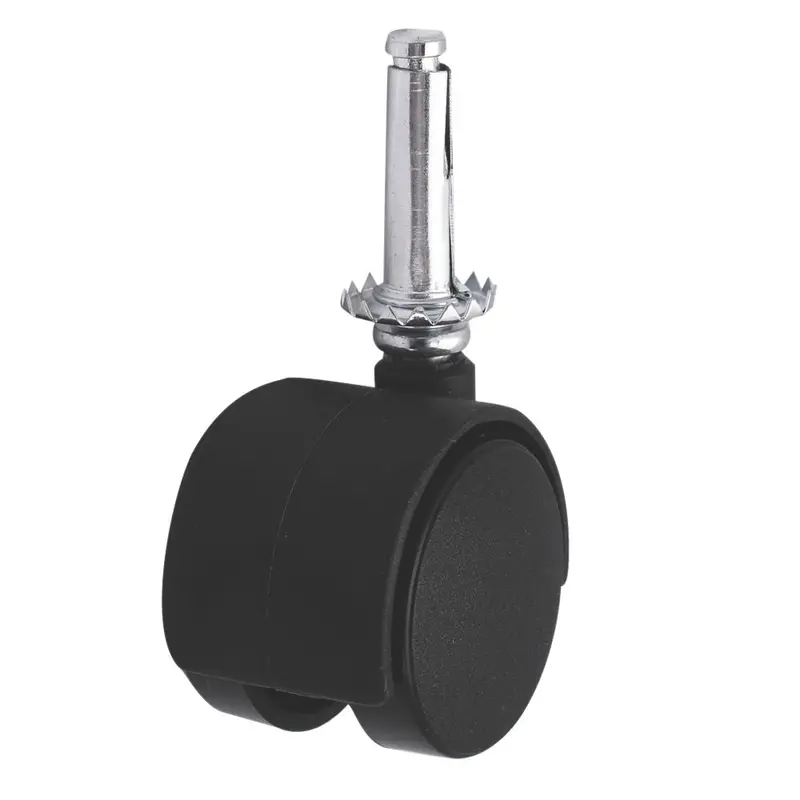 41Mm Twin-Wheel Swivel Castor Stem Assembly – 4-Pack 1