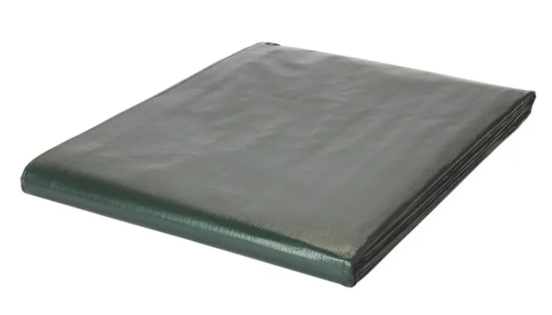 4M × 5M Green & Brown Waterproof Tarpaulin Sheet 1