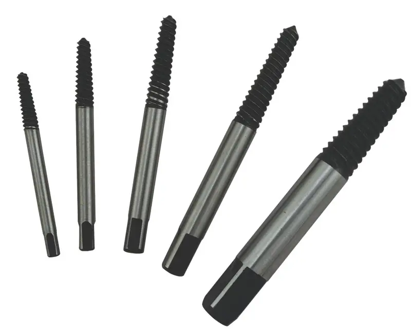 5-Piece Bolt Extractor Set – Spiral Flute Design For Broken Fasteners 1