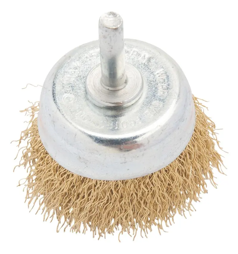 50Mm Straight Shank Crimped Wire Cup Brush – Stainless Steel Filaments 1