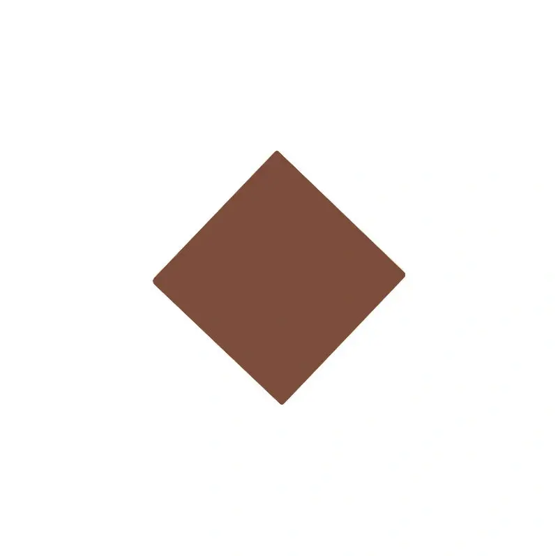 5X5 Cm Clay Tile In Brick Red 1