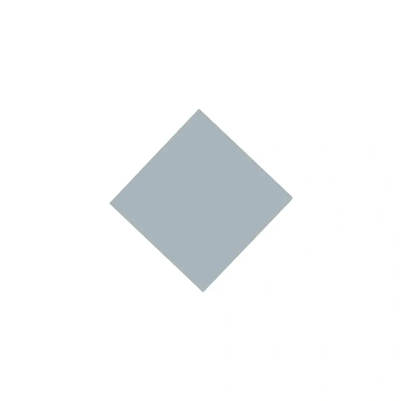 5X5 Cm Clay Tile In Gray-Blue 1