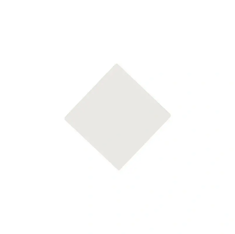 5X5 Cm Clay Tile In Pure White 1
