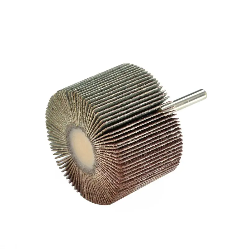 60Mm 120-Grit Round-Shank Flap Wheel For High-Finish Blending 1