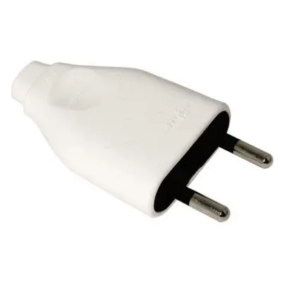 6A Unfused White Male Plug For Safe And Reliable Power Input 1