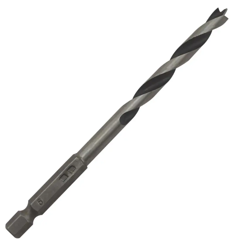 6Mm X 111Mm Brad Point Wood Drill Bit – Precision Centering Tip 1
