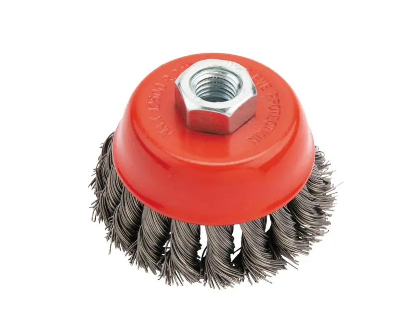 80Mm Wire Cup Brush – Heavy-Duty Cleaning & Deburring 1