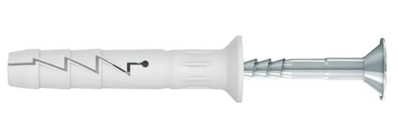 8Mm X 100Mm Nylon Hammer-In Fixings – Rawlplug 50-Unit Kit 1