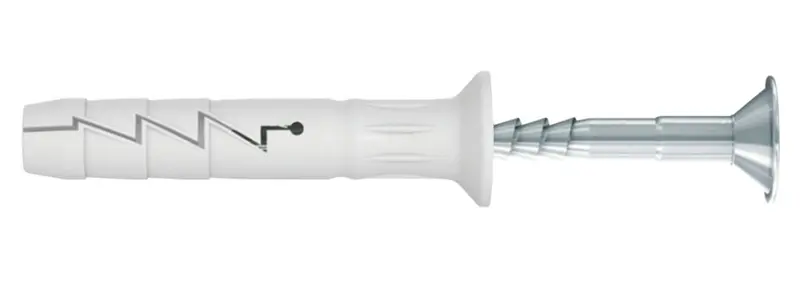 8Mm X 120Mm Nylon Hammer-In Fixings – Rawlplug 50-Count Pack 1