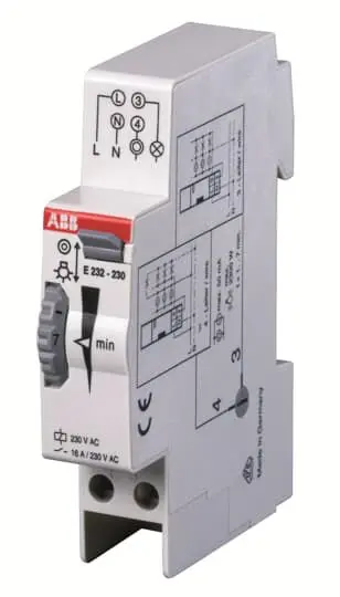 Abb 3600W 1+N Two-Channel Mechanical Delay Timer Module 1