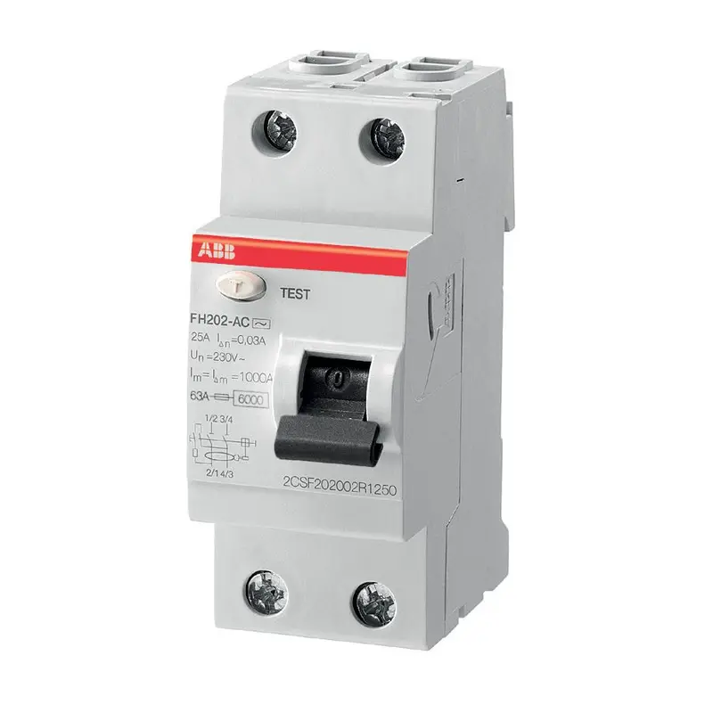 Abb 40A 30Ma 2-Pole Ac Rcd – Din Rail Mountable 1
