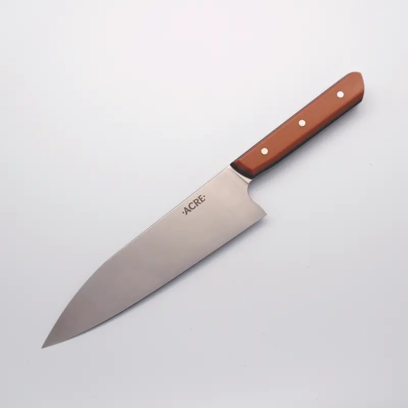Acre Macrum Rwl-34 Chef’S Knife – 7.25" With Butterscotch-Toned Handle 1