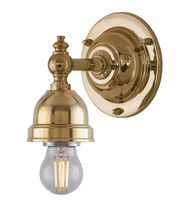 Adelborg 60 Wall Lamp In Brass – Ip20 Rated With Standard Wall Mount 1