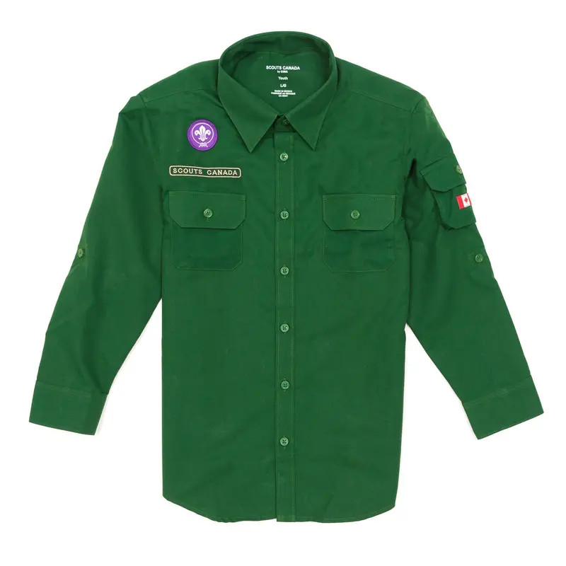 Adult Scout Green Uniform Shirt 1