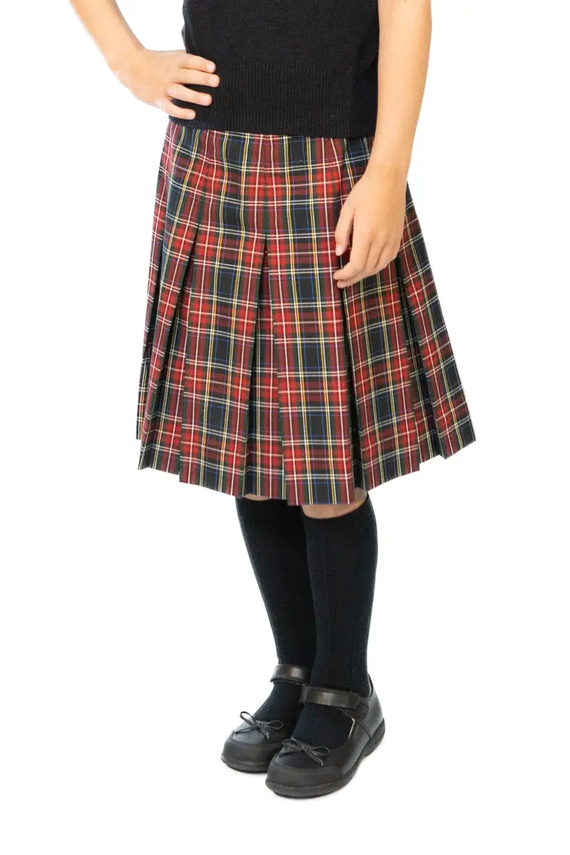 Ahs Girls-Fit Plaid Skirt 1