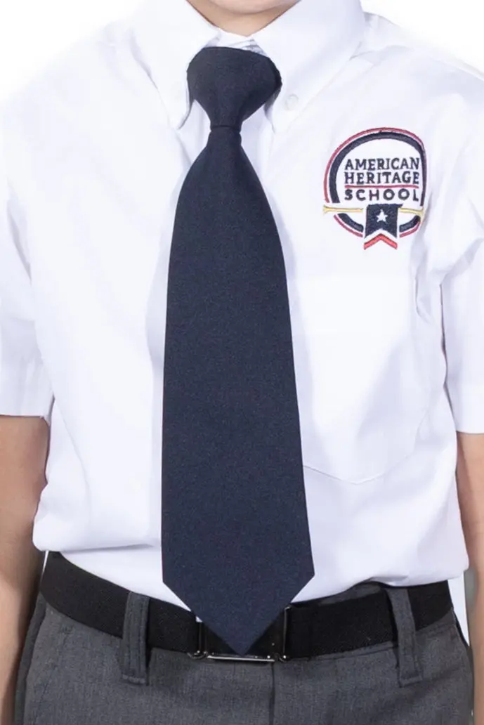Ahs Navy Necktie For Elementary Boys (K–5) 1