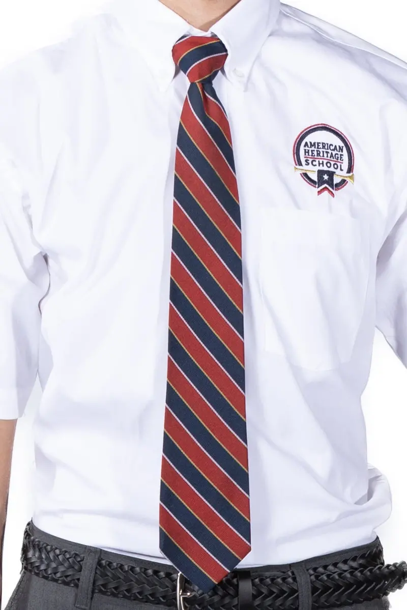 Ahs Striped Necktie For High School Boys (Grades 9–12) 1
