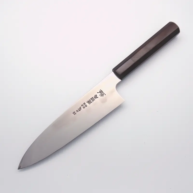 Akitada Minamoto Dx Honyaki Gyuto – 210Mm Blue Steel #2 With Ebony Handle 1
