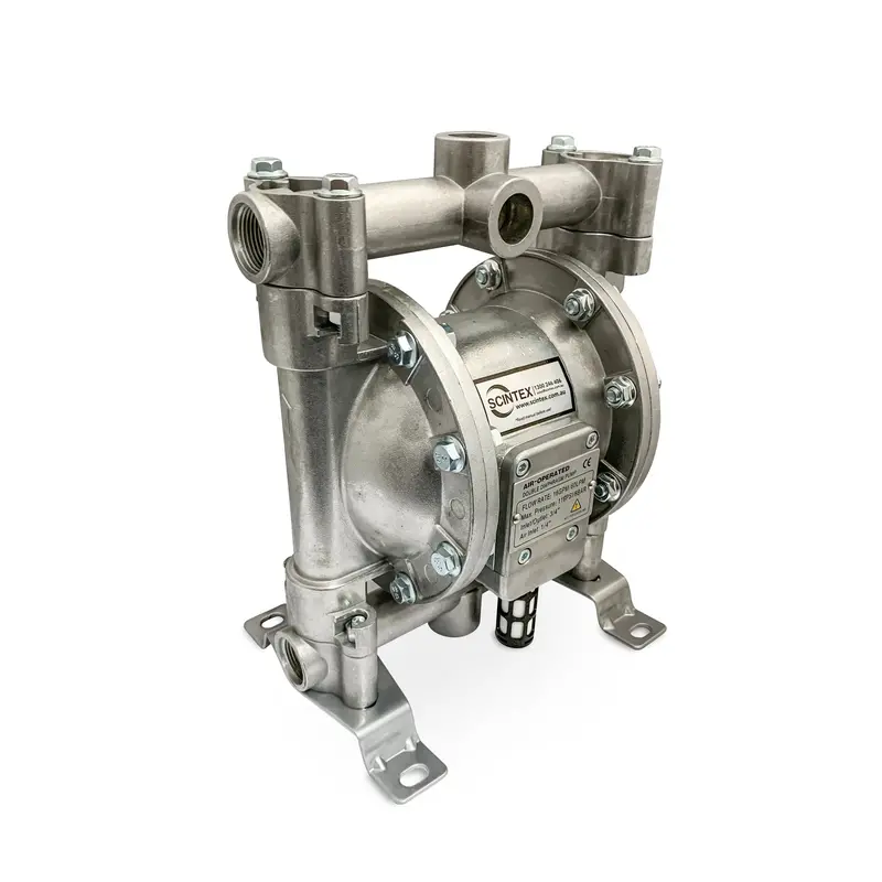 Aluminum-Bodied Air-Powered Diaphragm Pump 1
