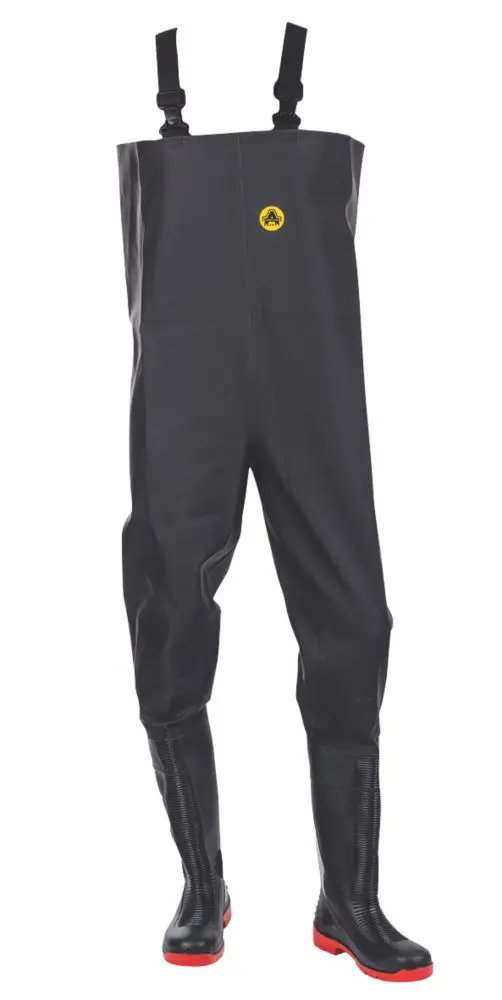 Amblers Danube S5 Chest Waders – Black, Reinforced Seams, Xxl (Uk Size 11) 1