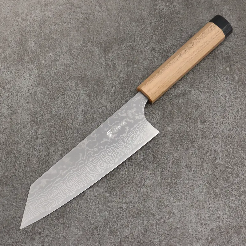 Anryu Vg10 Migaki Damascus 170Mm Bunka Knife With Walnut Handle And End Ferrule 1