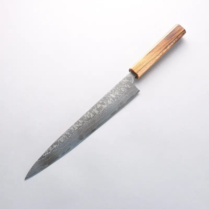 Anryu Vg10 Migaki Damascus 270Mm Sujihiki Knife With Oak Handle 1