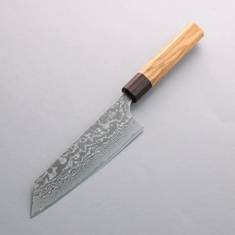 Anryu Vg10 Migaki Damascus Bunka – 170Mm With Keyaki Elm Handle 1