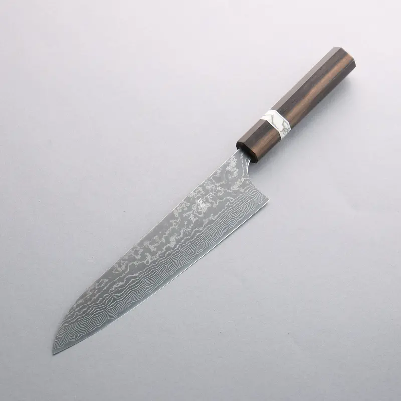 Anryu Vg10 Migaki Damascus Gyuto – 210Mm With Rosewood & White Turquoise Accent Handle 1