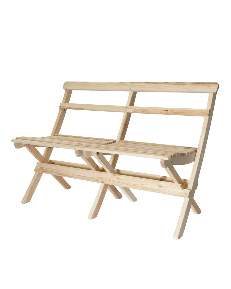 Äppelviken Patio Sofa – Raw Pine Design 1