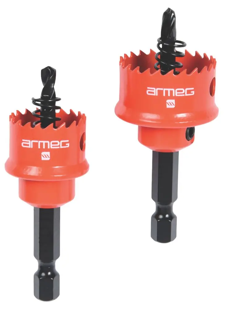 Armeg Acceler8 2-Piece Sheet Steel Holesaw Set 1