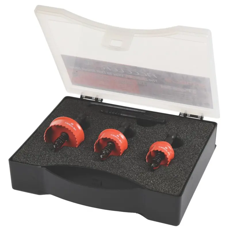Armeg Acceler8 3-Piece Sheet Steel Holesaw Set 1