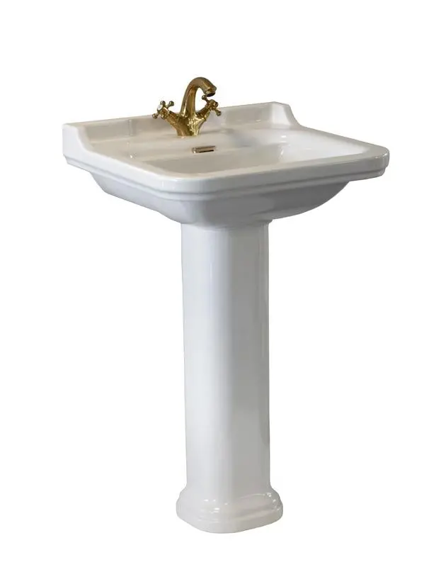 Art Deco Style Washstand – 60 Cm With Pedestal Base 1